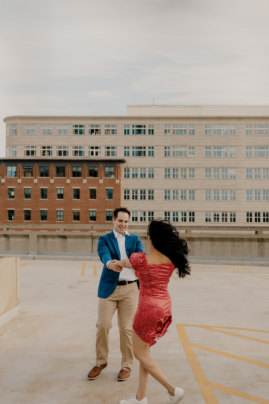 a dreamy engagement with the Boston skyline in the background learn what to do after an engagement here! 