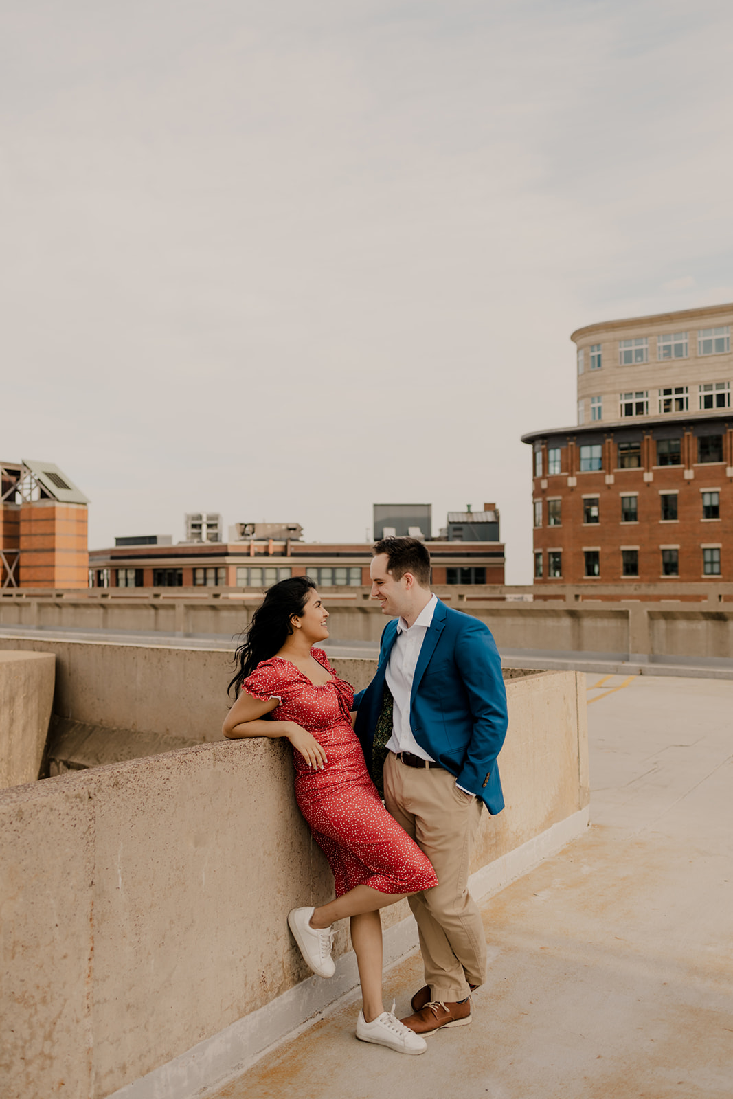 a dreamy engagement with the Boston skyline in the background learn what to do after an engagement here! 