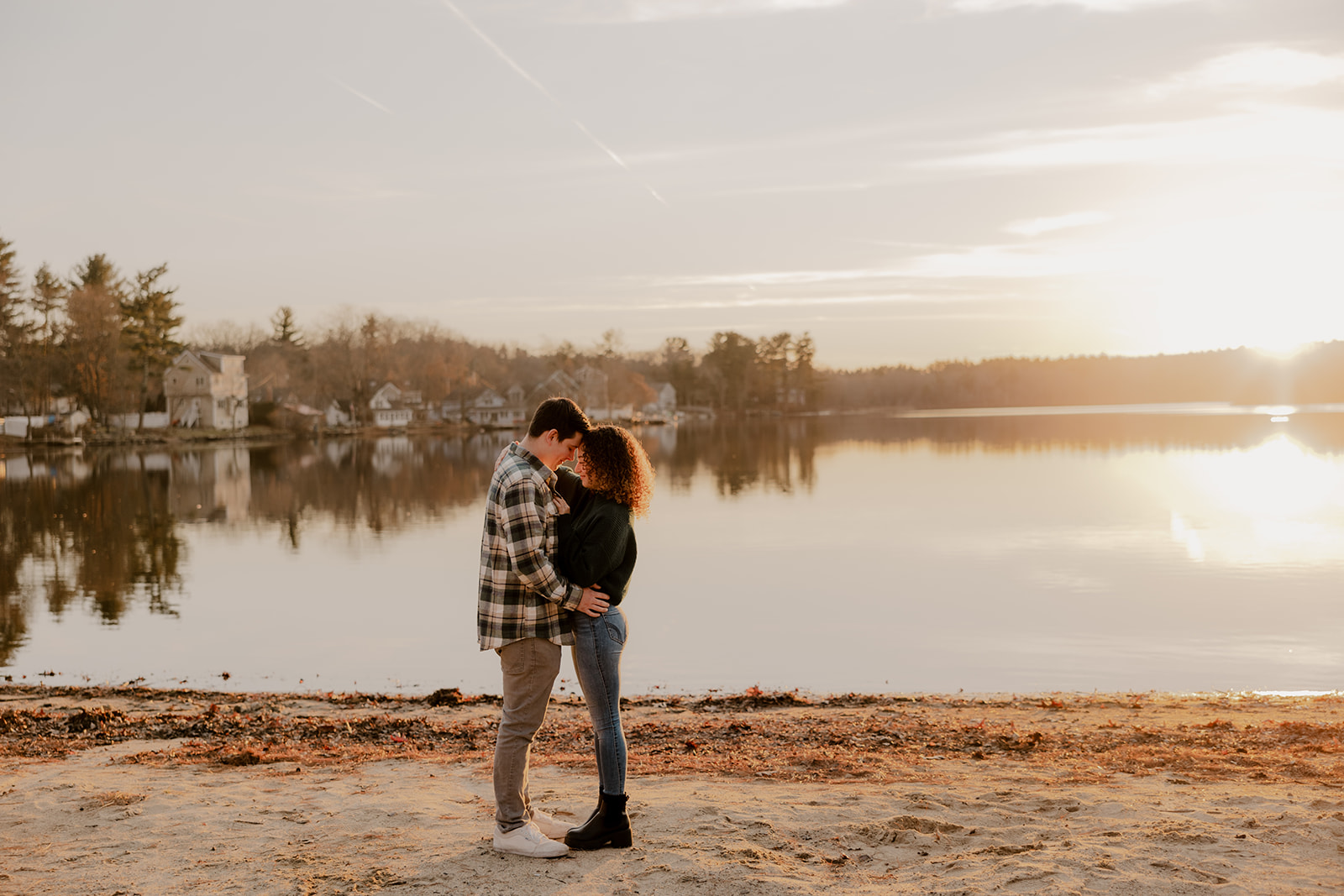 stunning autumn great brook farm engagement session in Carlisle, Massachusetts 