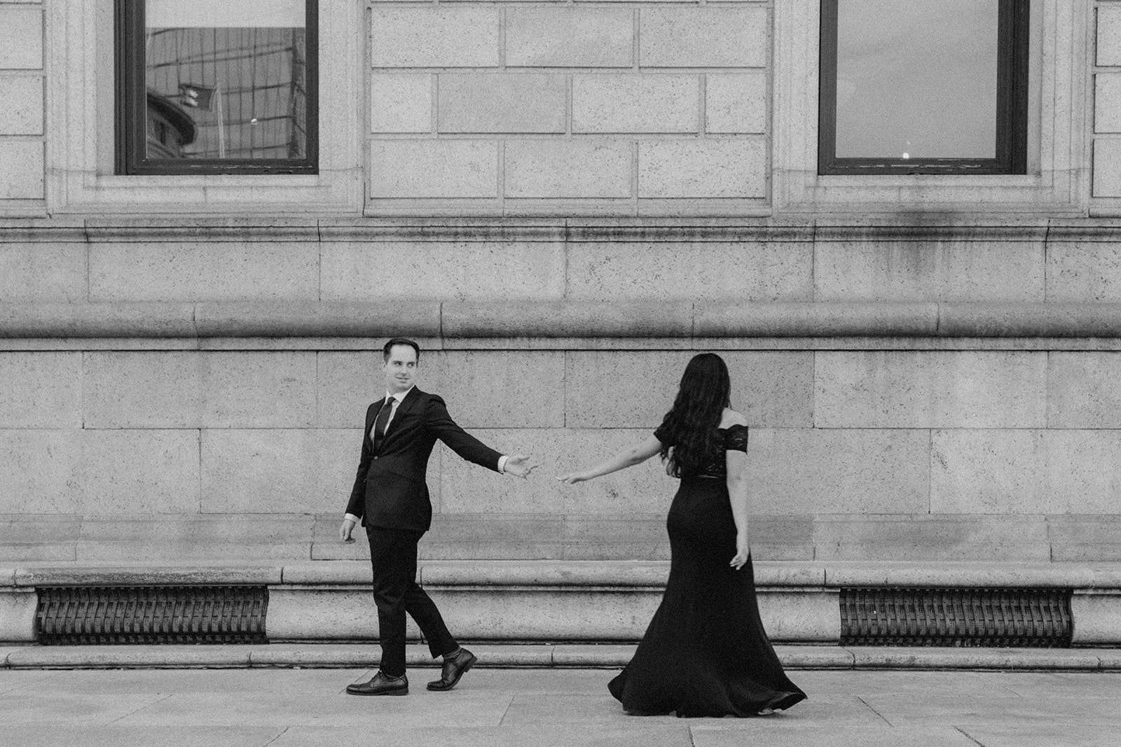 a dreamy surprise proposal outside the Boston public library, learn what to do after your engagement with my guide! 