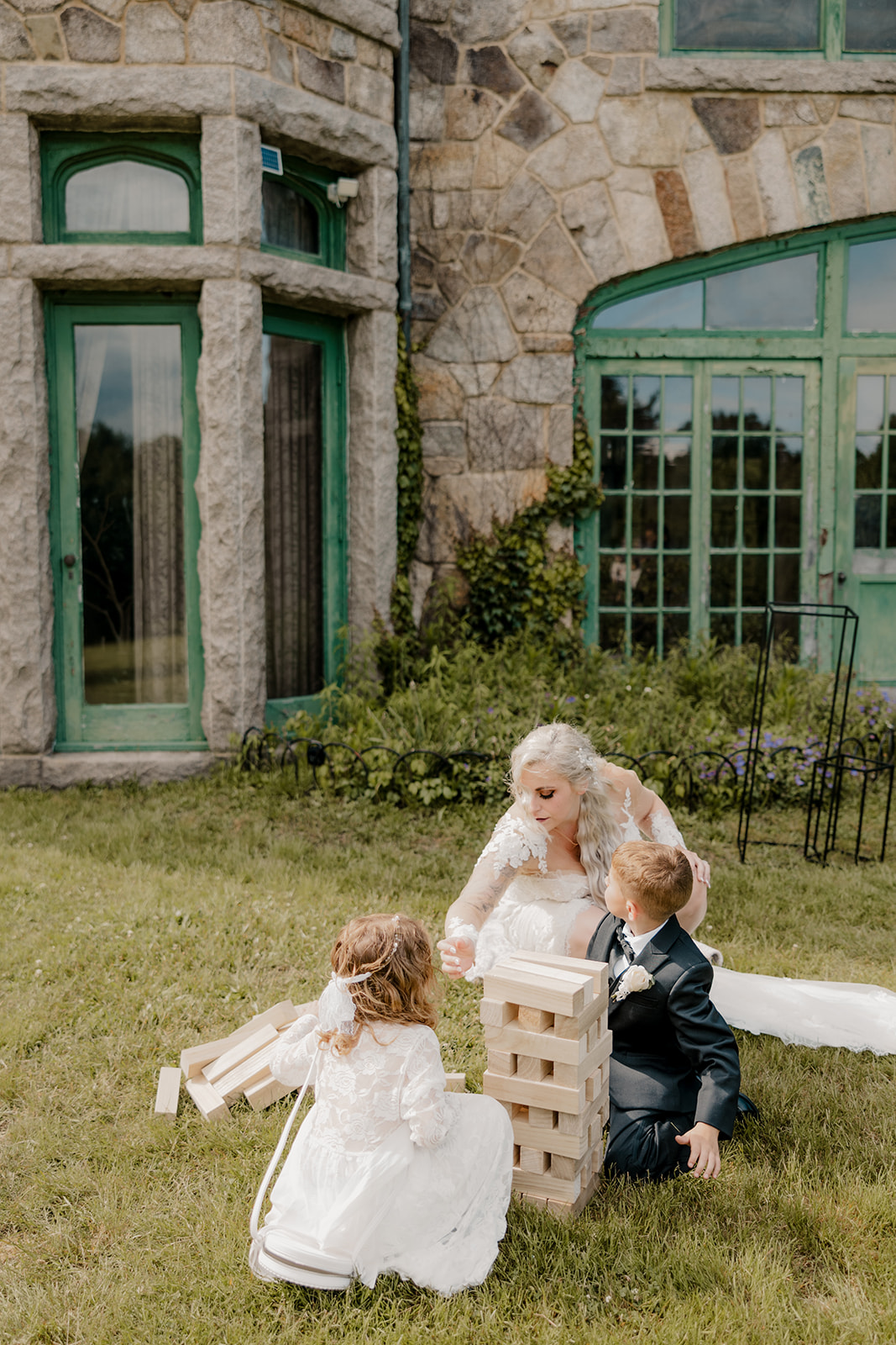 stunning family poses together after their summer elopement in Boston