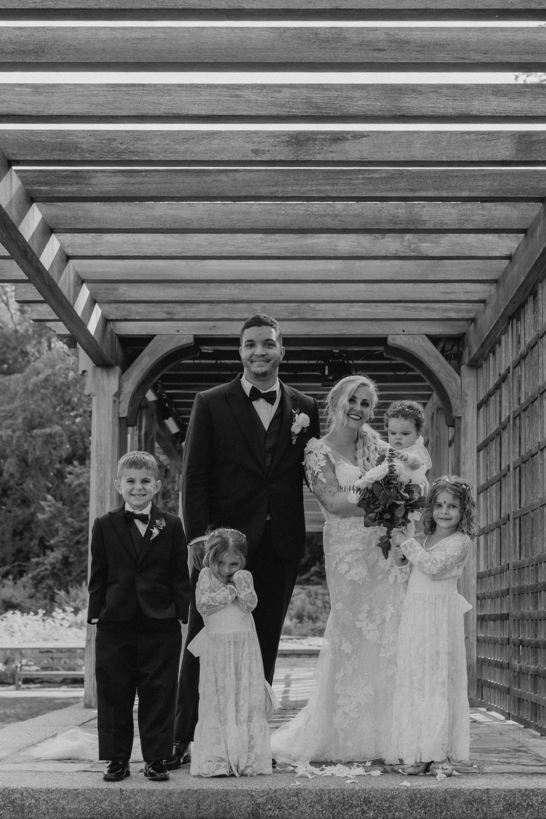 stunning family poses together after their summer elopement in Boston